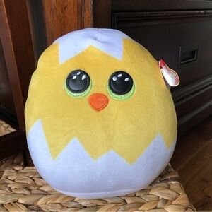 TY Squish A Boos Hatch the chick in egg 8”